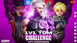 1v1 TDM CUSTOM ROOM WITH SUBSCRIBERS  JOIN FAST LIVE #shortslive #royalpassgiveaway #newupdatebgmi