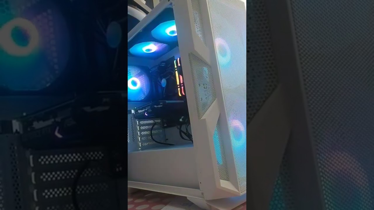 انبوكسنج X السريع || CASE Antec NX800 WHITE 3Fan ARGB