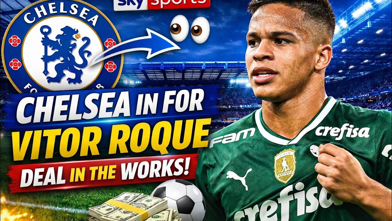 «Челси» ведет переговоры о трансфере Витора Роке, поскольку, по сообщениям Sky Sports, клуб прояв...