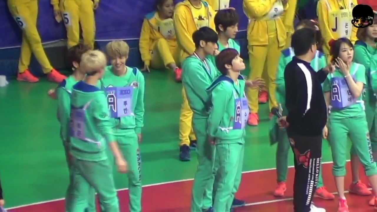 130128 - 130129 EXO SHINee Minho @ MBC idol star olympic sports championship athletic 2013