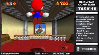 SM64 TAS Competition 2019 Task 10: BINGO!