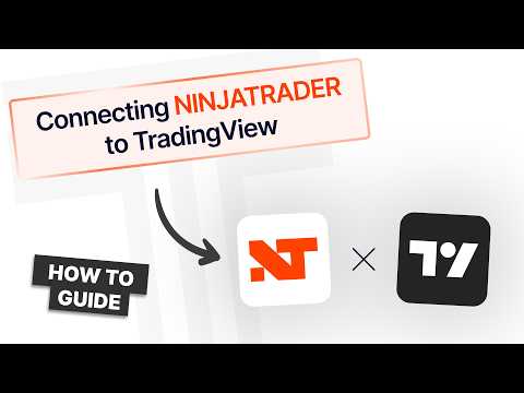 Connecting Ninjatrader To Tradingview + Order Panel Setup