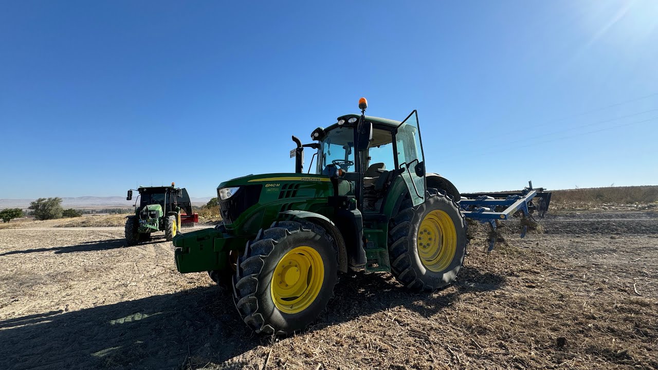 BUĞDAY YERLERİNİN İLK  HAZIRLIĞI! SAP PARÇALAMA SONRASI ÇİZEL