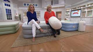 AeroBed 18" Elevated Air Mattress w/ Antimicrobial Sleep Surface on QVC