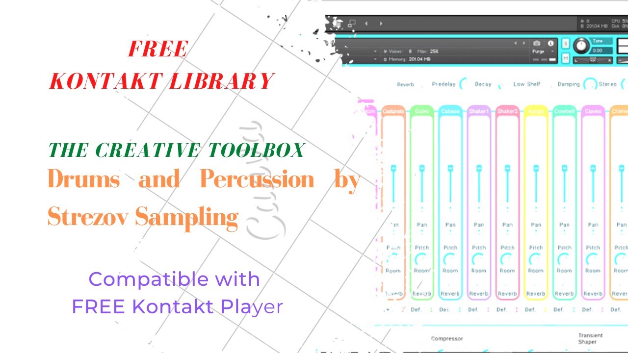 The Creative Toolbox FREE Drums and Percussion Kontakt Library by