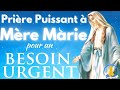 Prire  mre marie pour un besoin urgent