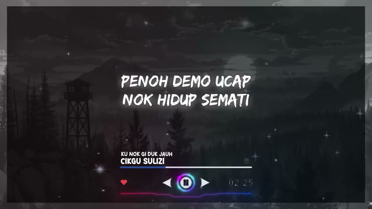 (DIKIR) Cikgu Sulizi - Ku Nok Gi Duk Jauh (LIRIK)