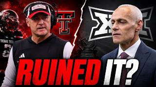 Did Texas Tech Ruin the Big 12’s Reputation? Insider Reveals the Truth