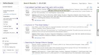 DISCOVER search for literature