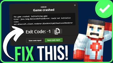 ERROR CODE 1 MINECRAFT [FIXED] | Minecraft Crash Exit Code 1 Problem