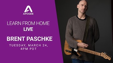 Learn From Home with Brent Paschke: Part 1