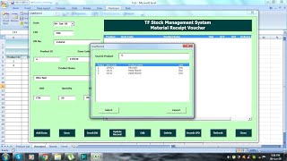 Inventory Management in Excel VBA Tutorial Part 6 - Save data from ListBox to Excel Sheet