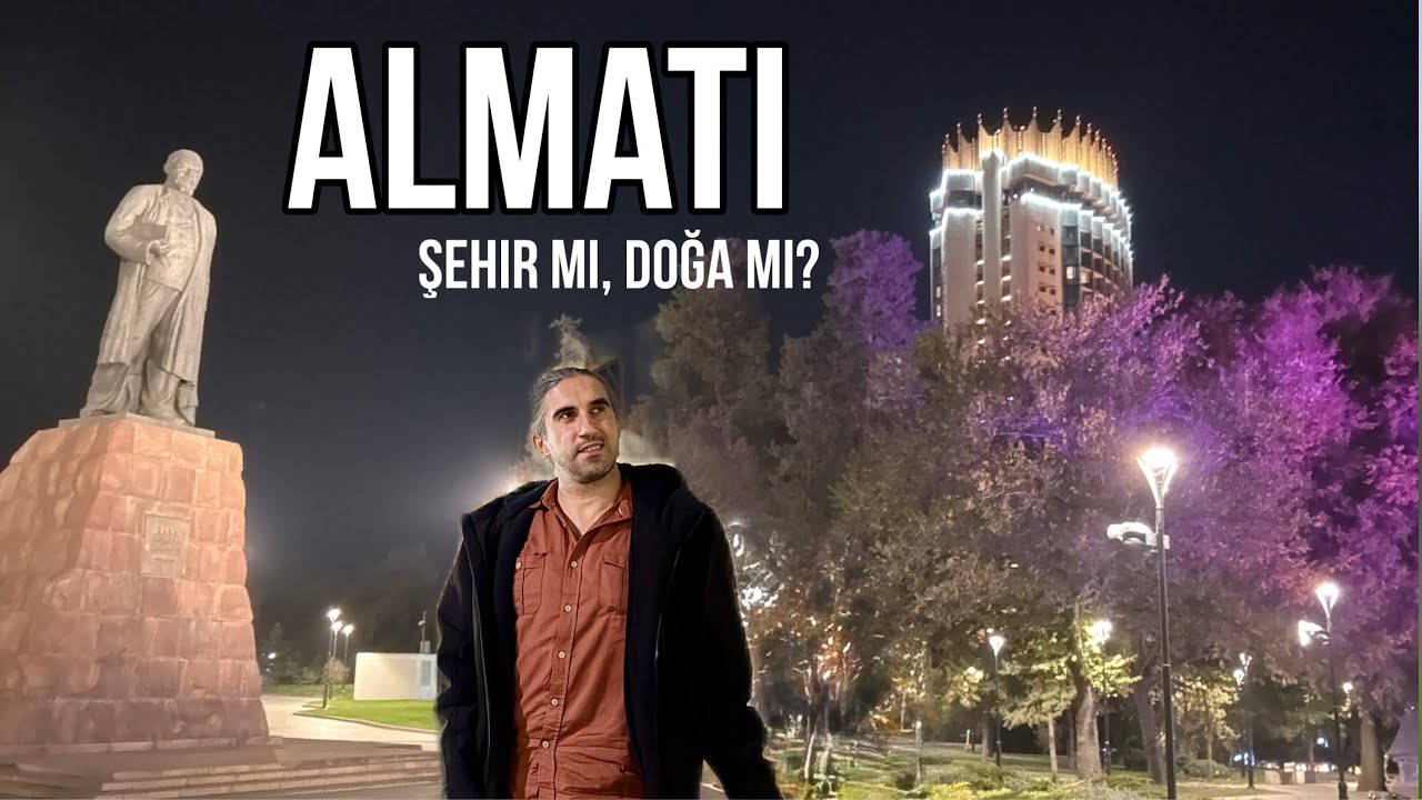 Almatı Bu Kadar Güzel mi? 🇰🇿 | Parklar, Pazarlar, Dağlar, Shymbulak & Kazak Mutfağı  Kazakistan vlog