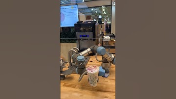 Will you try a coffee made by robot barista? #coffee #latte #robot #barista