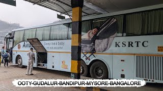 KSRTC VOLVO ON DANGER HILLS | OOTY MYSORE BANGALORE | #KSRTC screenshot 5