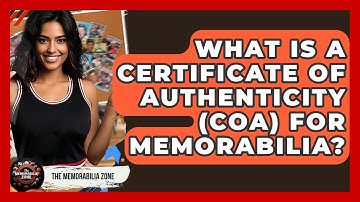What Is A Certificate Of Authenticity (COA) For Memorabilia? - The Memorabilia Zone