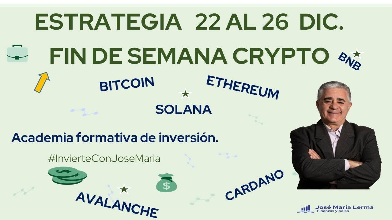 Estrategia fin de semana Crypto del 22 al 26 Dic 2023. ¿El bitcoin nos  dejará regalo de Papa Noel ?