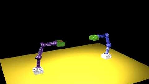 robot arm ball toss