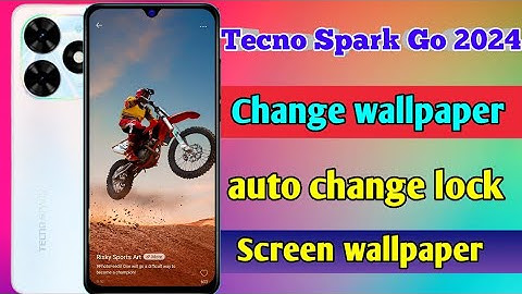 how to change lock screen wallpaper in tecno spark go 2024, tecno spark go 2024 change wallpaper