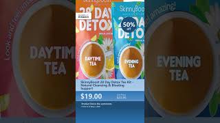 SkinnyBoost 28 Day Detox Tea Kit - Natural Cleansing & Bloating Support