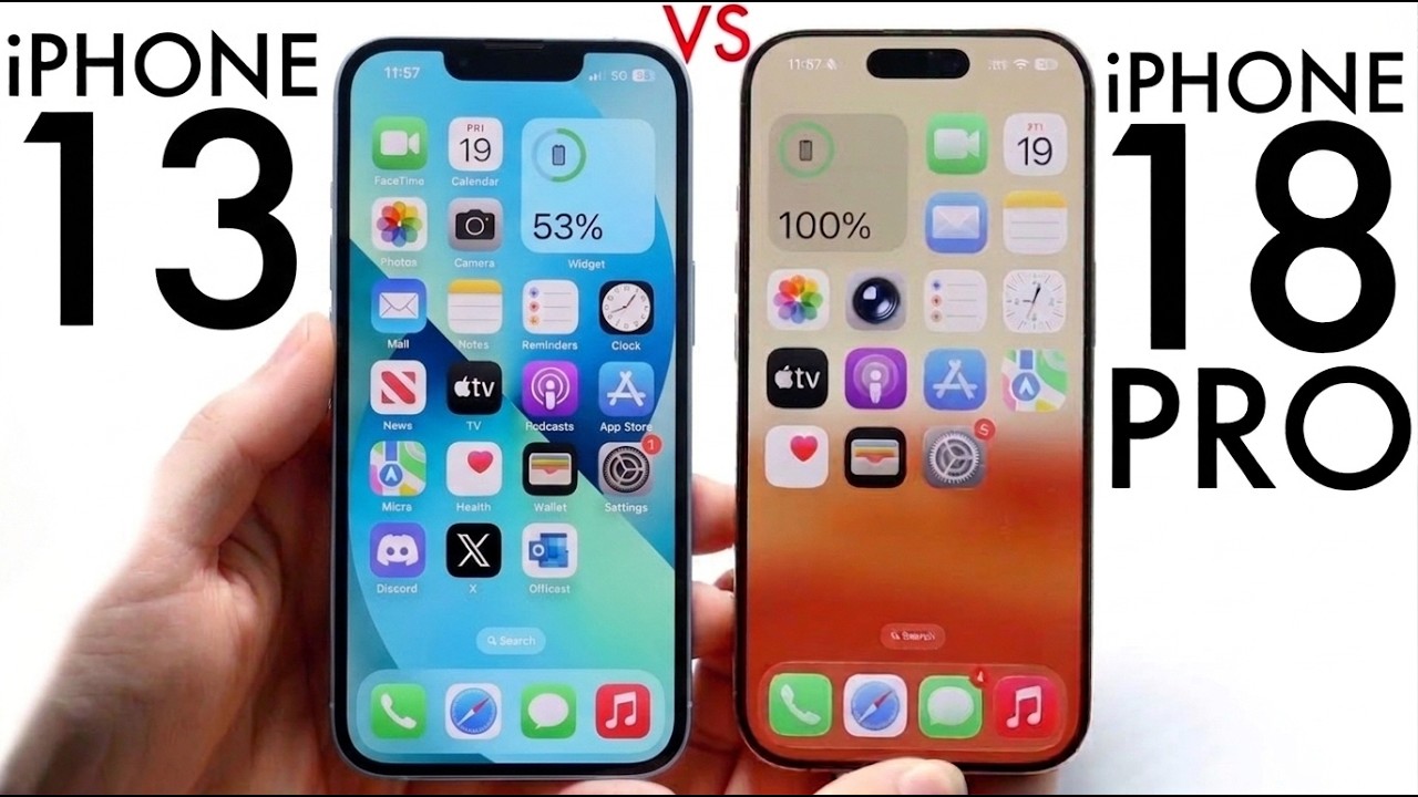iPhone 18 Pro Vs iPhone 13! (Quick Comparison) - YouTube