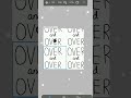 Over and Over trend ☆✭★ ibispaintx #ibispaintx #art #trend #drawing #cute #aesthetic #lyrics #fyp