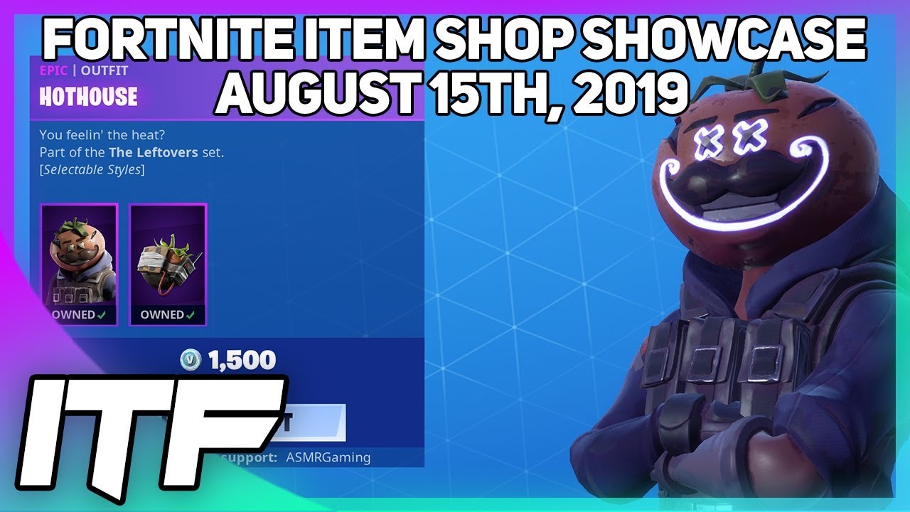 Fortnite Item Shop A LOT OF NEW STUFF! [August 15th, 2019] (Fortnite Battle Royale)