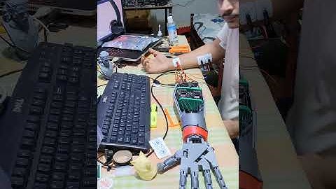 InMoov arm and BioAmp EXG pill sensor