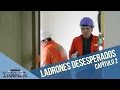 Ladrones desesperados por arrancar | En su propia trampa