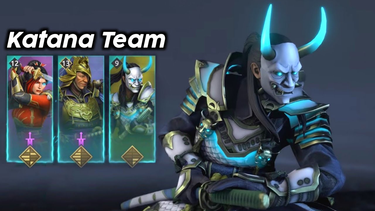 My OP Katana Team in Shadow Fight 4 Arena ☺️