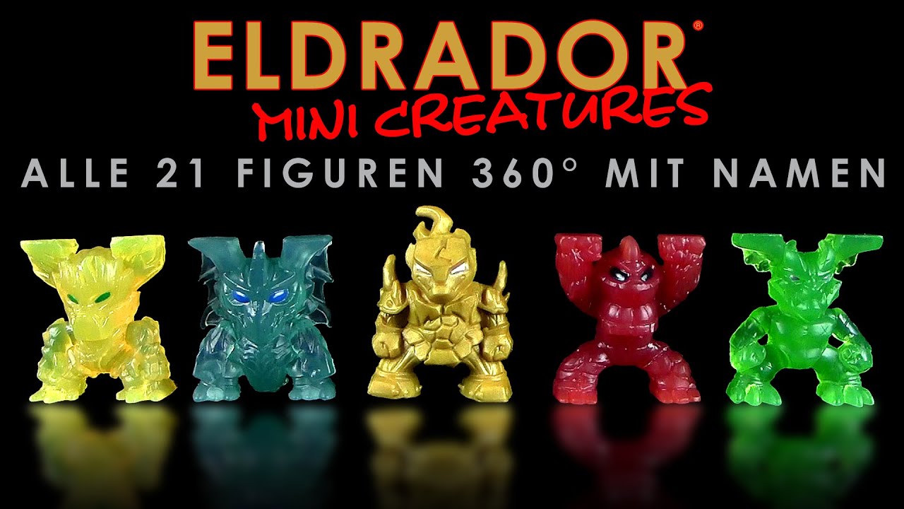 Schleich ® Eldrador ® Mini Creatures - alle 21 Figuren 360° mit Namen