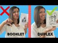 THE EASIEST WAY TO PRINT & BIND A BOOK 2021 (Duplex Printing)