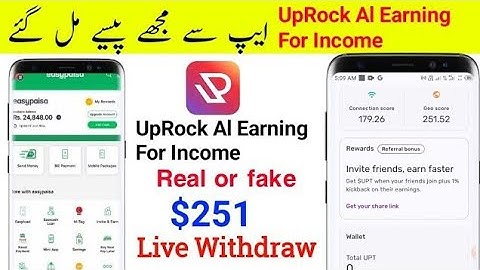 UpRock Auto Earning App Se Paise Kaise Kamaye | UpRock Al Earning For Income App Real or Fake