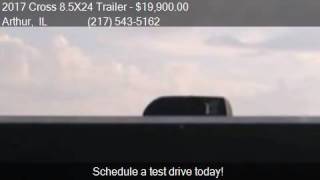 2017 Cross 8.5X24 Trailer Matte Black Car Hauler for sale in