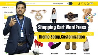 Shopping Cart WordPress theme Setup, Customization | Sazib Academy | Md Sazib Hossain