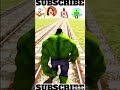 🤯 ALL CHARACTERS VS TRAIN 🚂 STOP TEST CHALANGE | IN INDIAN BIKE DRIVING 3D | #shorts #gaming #gta