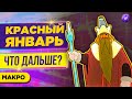 Красный январь на рынках. Что дальше? Акции, доллар, нефть / Тренды