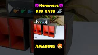 DIY Mini DJ Bass 😍 | Homemade RCF-Style DJ Bass #Shorts #Trending #Viral