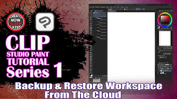 Clip Studio Paint Workspace Backup and Restore Cloud Download