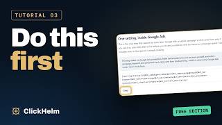 Information Google Ads Tracking Template: What It Is & Why It Comes First | ClickHelm Tutorial 03 News