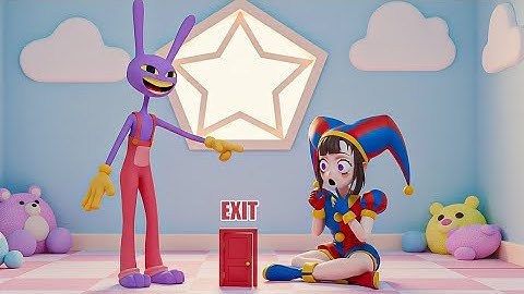 Pomni VAST in de uitgang. HET GEWELDIGE DIGITALE CIRCUS