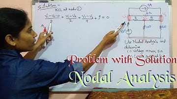 Problem on Nodal Analysis | DC Networks | Basic Electrical Engineering |BIT Durg |CSVTU