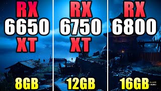 RX 6650 XT vs RX 6750 XT vs RX 6800 - How Much Performance Difference