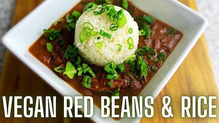 Vegetarian red beans and rice recipe easy