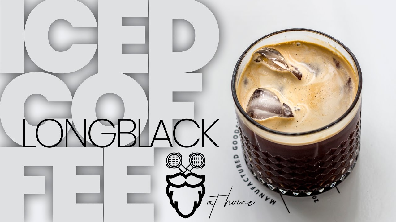 Iced Long Black Coffee with Sage Barista Express YouTube