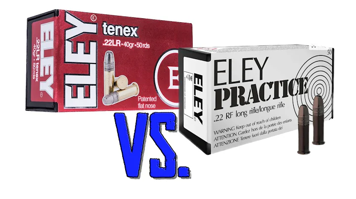 Eley Tenex Vs. Eley Practice 22LR | Long Range Rif...