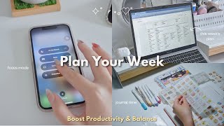 Plan Your Week Like a Pro: My Secret to Getting More Done!