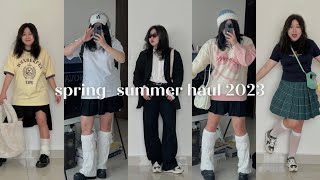 haul nhiều đồ xinh cho xuân hè 2023🌸✨ | spring - summer 12 outfit ideas for birthday, dating, cafe