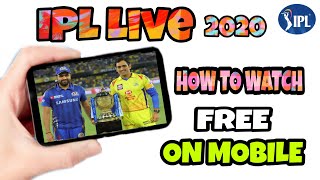 #IPL2020 LIVE MATCH ON MOBILE | How to watch IPL 2020 on mobile Free | IPL Mobile App screenshot 4