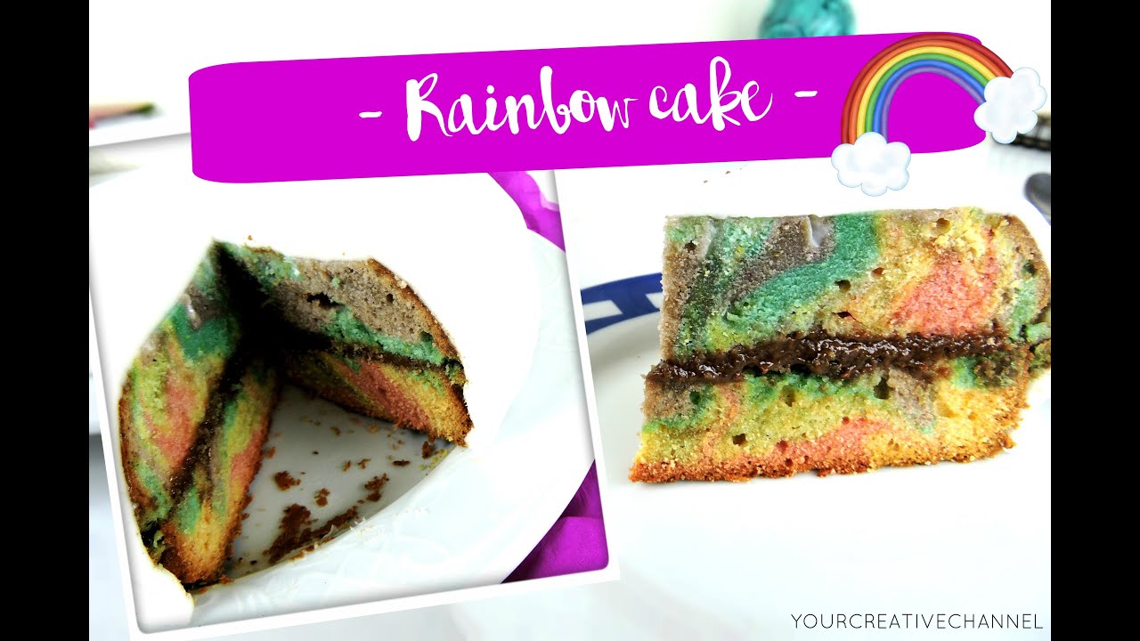 Pastel arcoiris rainbow cake YouTube